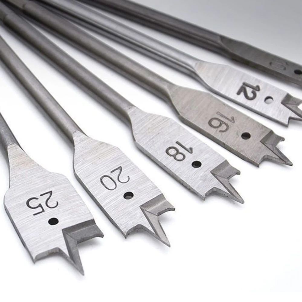 1Set 10-20MM shovel shaped drill bits, woodworking three-point positioning flat drill bits - Image 5