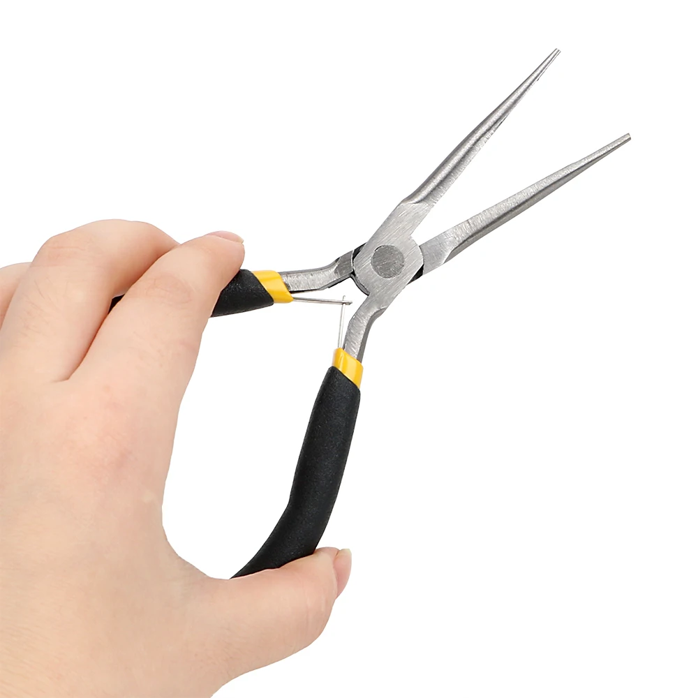 Long Nose Pliers 45#Steel Hand Tools Electrician Repair Tools Stripping Cutting Clamping Wire Cutter Multi-function - Image 4