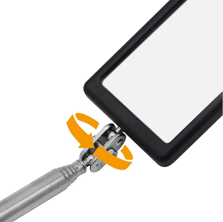 Automobile Chassis Endoscope 360°Telescoping Mirrors Angle LED Light Magnification Inspection Mirror - Image 10