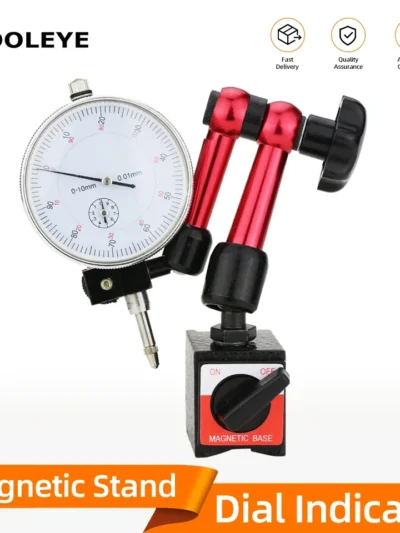 Dial Indicator Magnetic Holder Dial Bore Gauge Magnetic Stand Base Micrometer Measure Tools