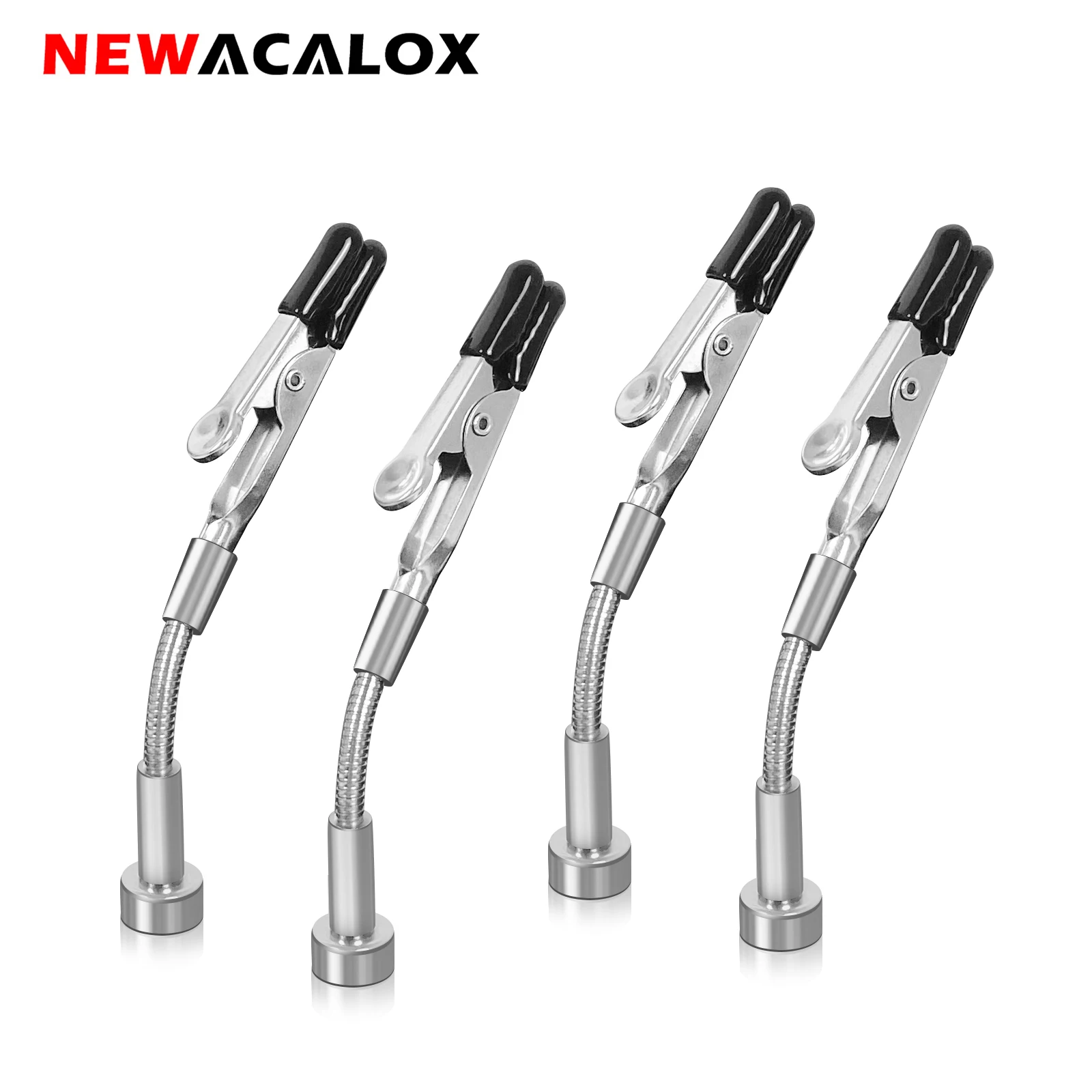 NEWACALOX Magnetic Mini Soldering Flexible Arm PCB Circuit Board Holder Soldering