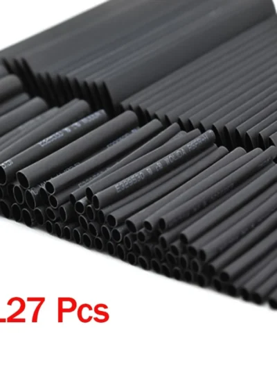 127Pcs Heat Shrink Tube Sleeving Tubing Assortment Kit Electrical Connection Electrical Wire Wrap