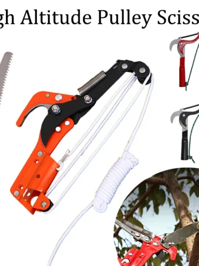 High Altitude Three Pulley Pruning Scissors Without Rod