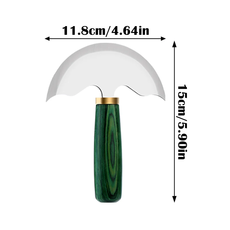 MIUSIE Professional Leather Knife Half Round Blade Leather Craft Knife - Image 7