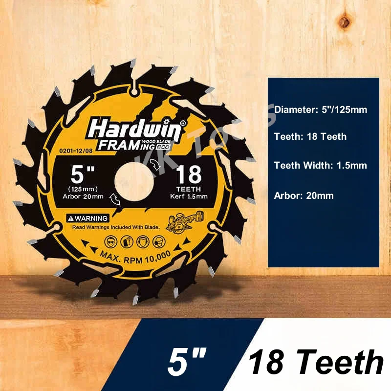 Carbide Circular Saw Blade Wheel Discs Wood Cutting Disc 110/125/132/140/150/165/185mm Woodworking Saw Blade with 18/24 Teeth - Image 8
