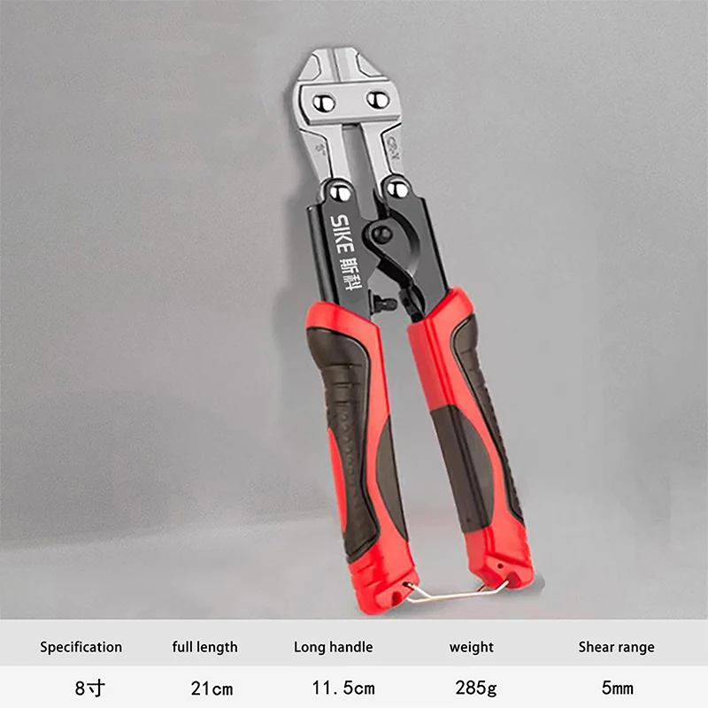 1pc Mini Bolt Cutter, Made Of Chrome-Vanadium Alloy Steel - Image 7