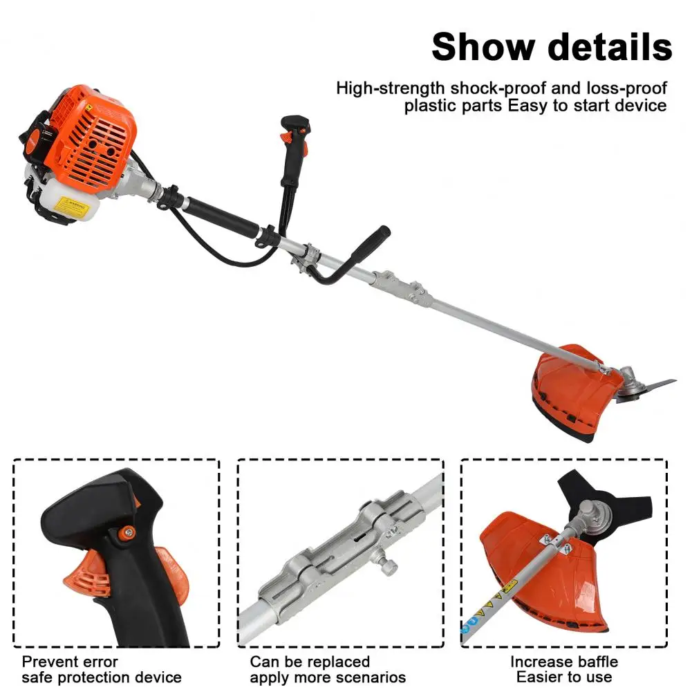Gas String Trimmer, 52cc Weed Wacker Gas Powered - Image 3