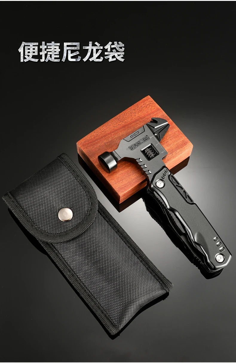 Multifunctional Pliers Multitool Claw Hammer Stainless Steel Tool - Image 25