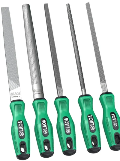 LAOA Diamond File Rasper Metal File in Shape Triangle Flat Semicircle Square Milling Tools Carving Tool