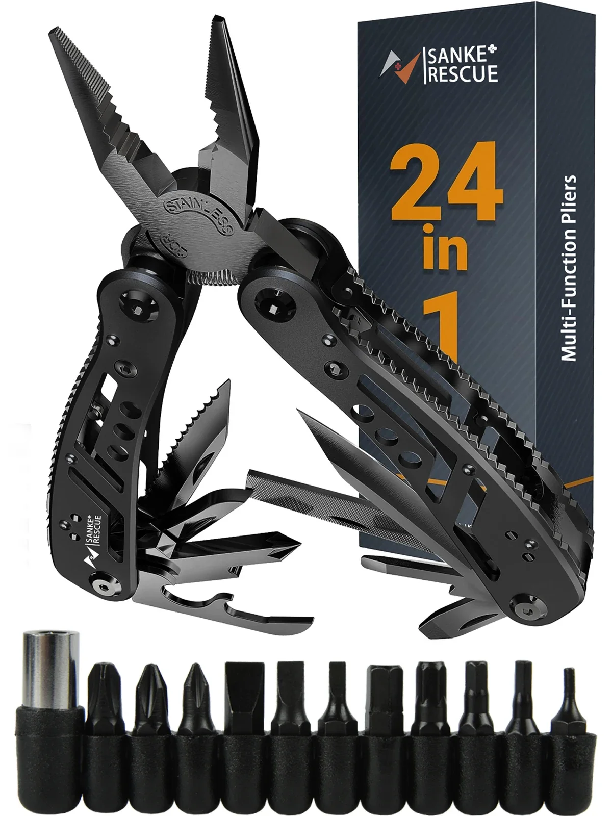 Multitool 24-in-1 Multitools Pliers with Professional Multi-tool for Survival Camping - Image 8