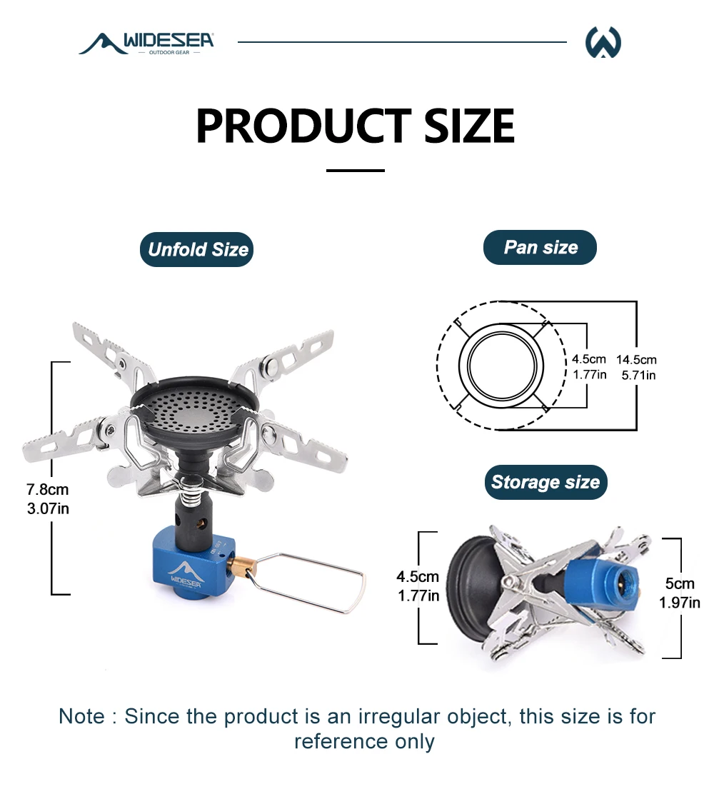 Outdoor Camping Gas Burner Outdoor Stove 3300W Survival Bushcraft Kitchen - Image 9