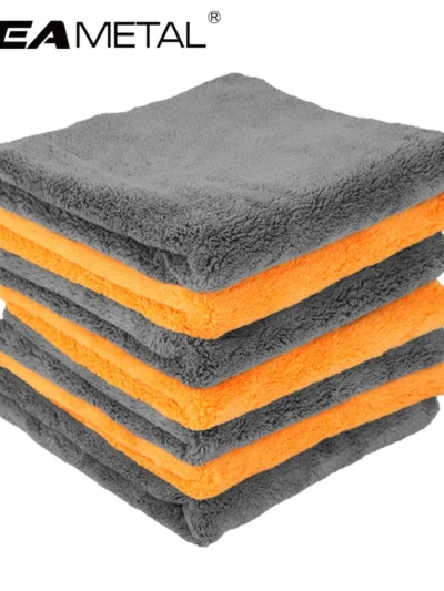 40X40cm Premium Microfiber Towels Car Care Washing Thicken Towel Car Detailing Drying Cloth