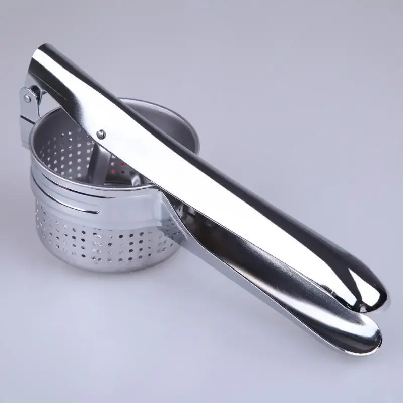 Masher RicerPress Mashed Potatoes Stainless Steel Crushing Puree Fruit Vegetable Squeezer Juicer Press - Image 13