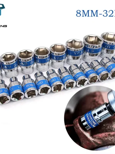 8-32mm 1/2" Drive Deep Impact Socket Set Drive Metric Wrench Socket Deep Impact Socket