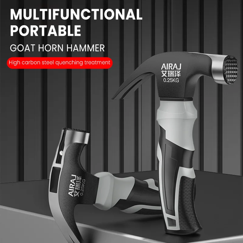 AIRAJ Multifunctional Mini Claw Hammer, Anti Slip And Shockproof Hammer - Image 6