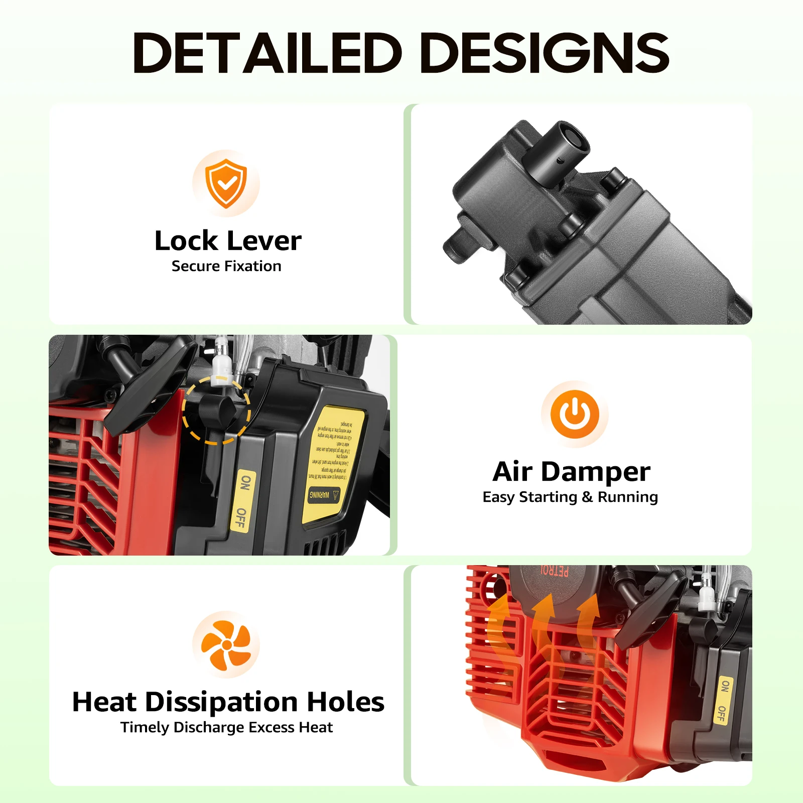 1900W 52cc Portable Garden Tree Digger Steel PP Garden Tree Digger 20-55 - Image 7