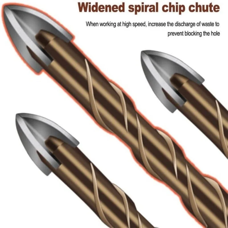 Masonry Concrete Drill Bits For Glass Ceramic Tile Brick Hex Shank 3mm To 12mm - Image 19