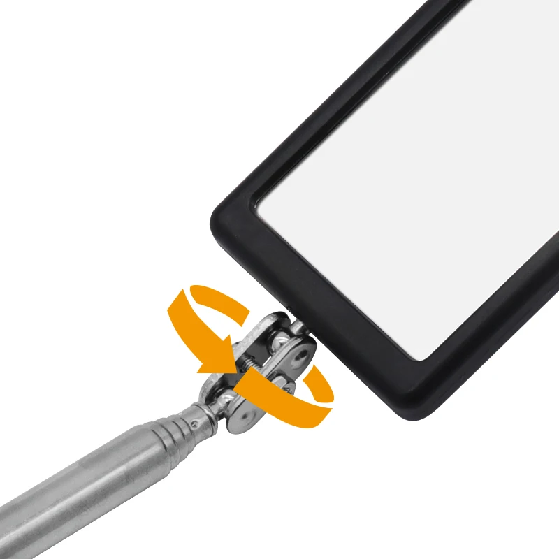 Automobile Chassis Endoscope 360°Telescoping Mirrors Angle LED Light Magnification Inspection Mirror - Image 3