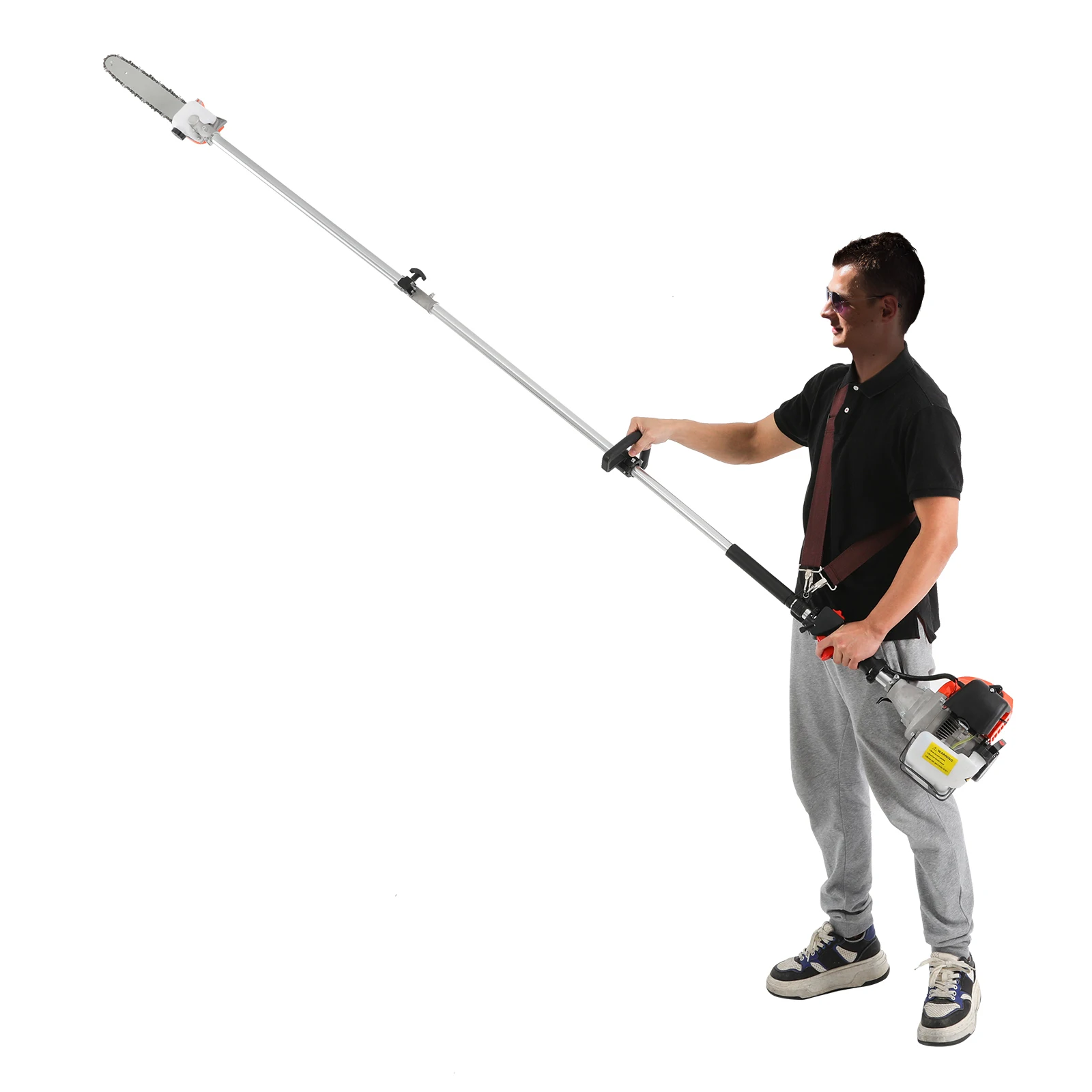 Gasoline Power High Branch Saw 52cc 2-stroke Engine 9500r/min 1.25KW 6500RPM Garden High Branch Saw