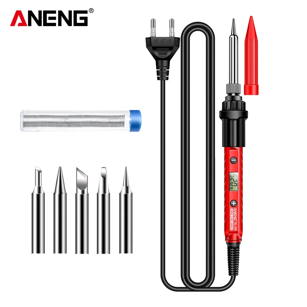 ANENG Electric Soldering Iron SL105 Digital Display Adjustable Temperature SL104 Adjustment Knob - Image 8
