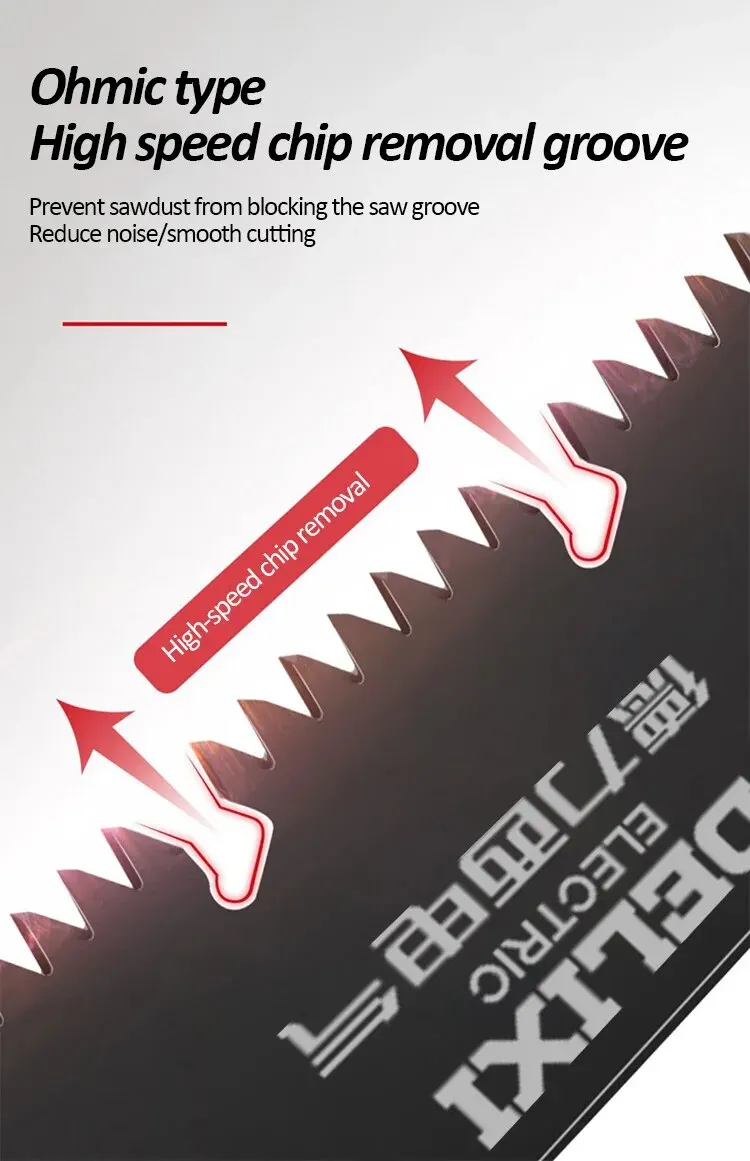 DELIXI ELECTRIC Folding Saw,SK5 steel One-button Folding Design - Image 10