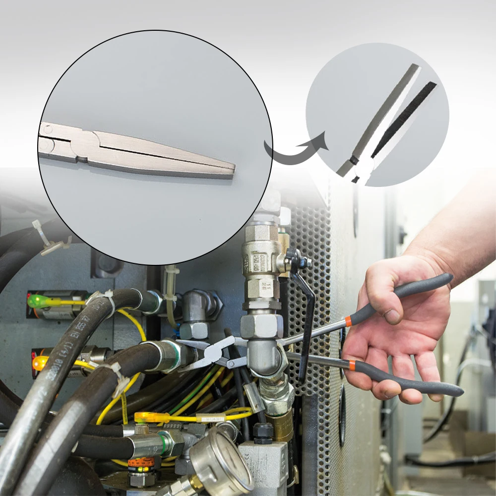 13 Inches Multifunctional Pointed Nose Pliers Multi-joint Long Handle Pliers - Image 3