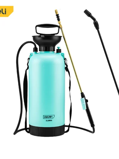 Deli 8L Garden Pressure Sprayer,Durable and Adjustable Spraying Tool