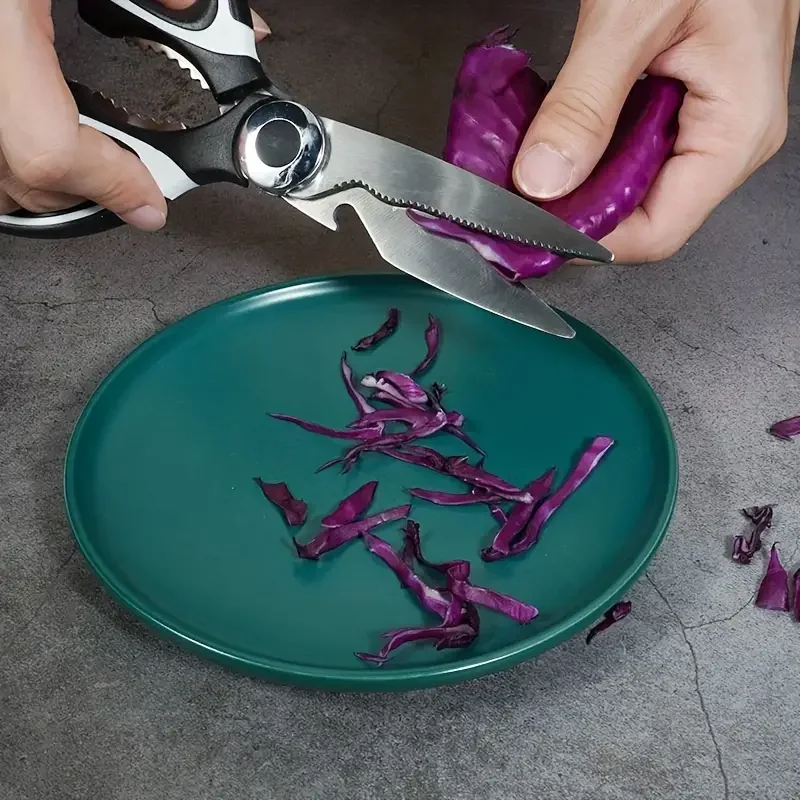 Multifunction Stainless Steel Kitchen Tools Strong Home Vegetable Chopping Chicken Bone Fish Food Scissors Multi-Purpose Tool - Image 6