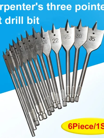 1Set 10-20MM shovel shaped drill bits, woodworking three-point positioning flat drill bits