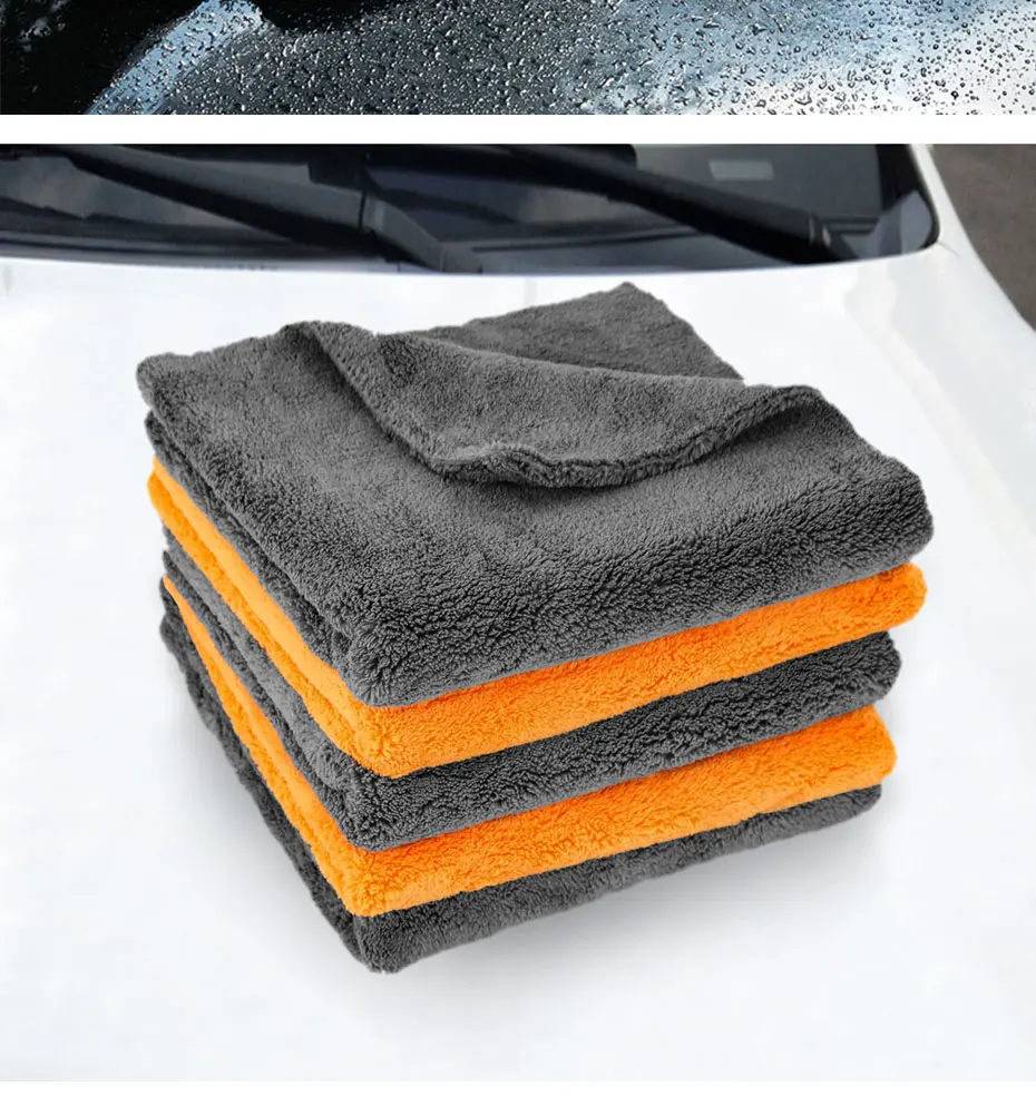 40X40cm Premium Microfiber Towels Car Care Washing Thicken Towel Car Detailing Drying Cloth - Image 21