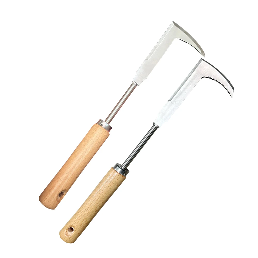 1PC Heavy Duty Carbon Steel Mower Sickle Manual Weeding T00l - Image 4