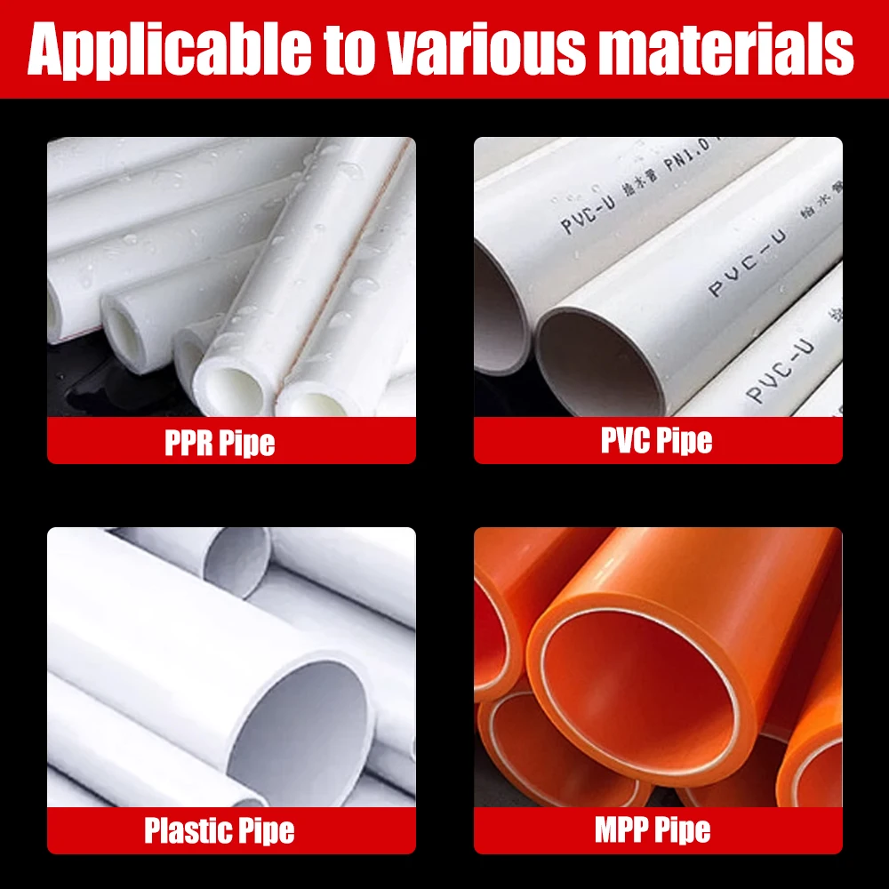 DN15/20/25 Pipe Threading Tool Hex Shank Die Internal External Threads 1/2&3/4&1 INCH Water Pipes PPR PVC MPP Detachable - Image 5