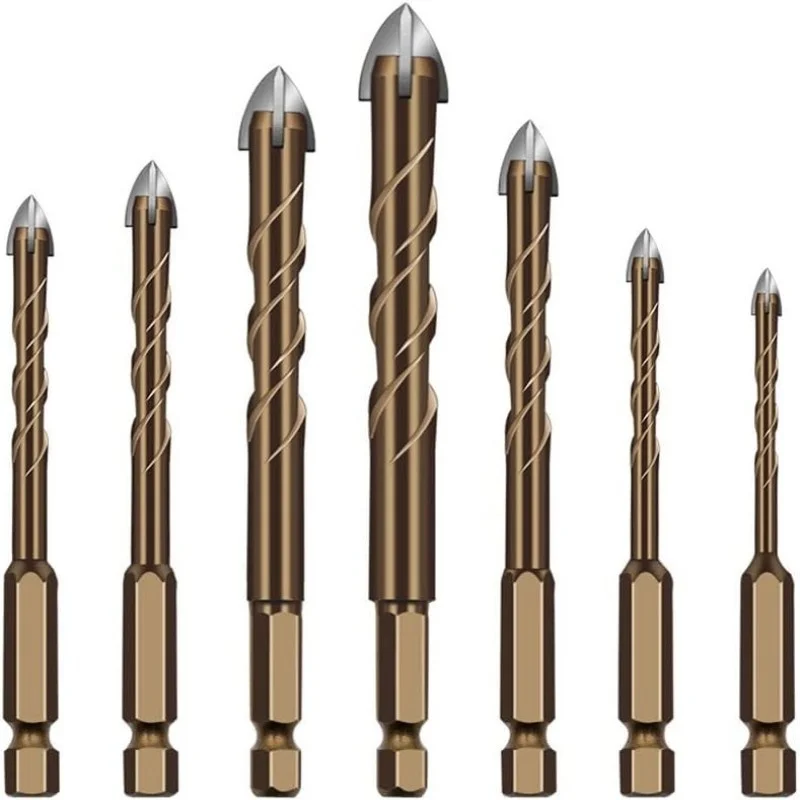 Masonry Concrete Drill Bits For Glass Ceramic Tile Brick Hex Shank 3mm To 12mm - Image 5
