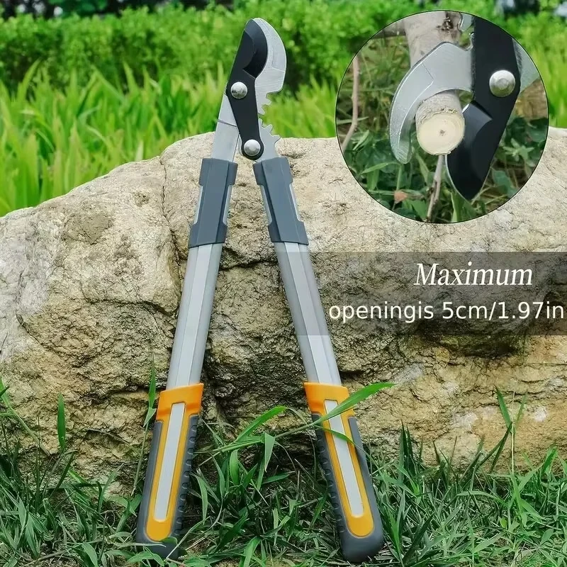 45cm Rough Branch Scissors,Sharp Wear-Resistant Non Slip Pruning Scissors Large Opening - Image 3