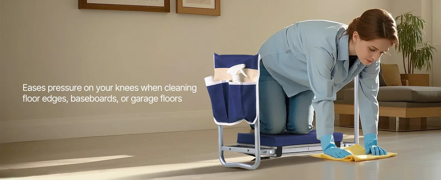 SucceBuy Garden Kneeler and Seat 11in Wide Thick Kneeling Pad Heavy Duty Garden Kneeling Stool - Image 15