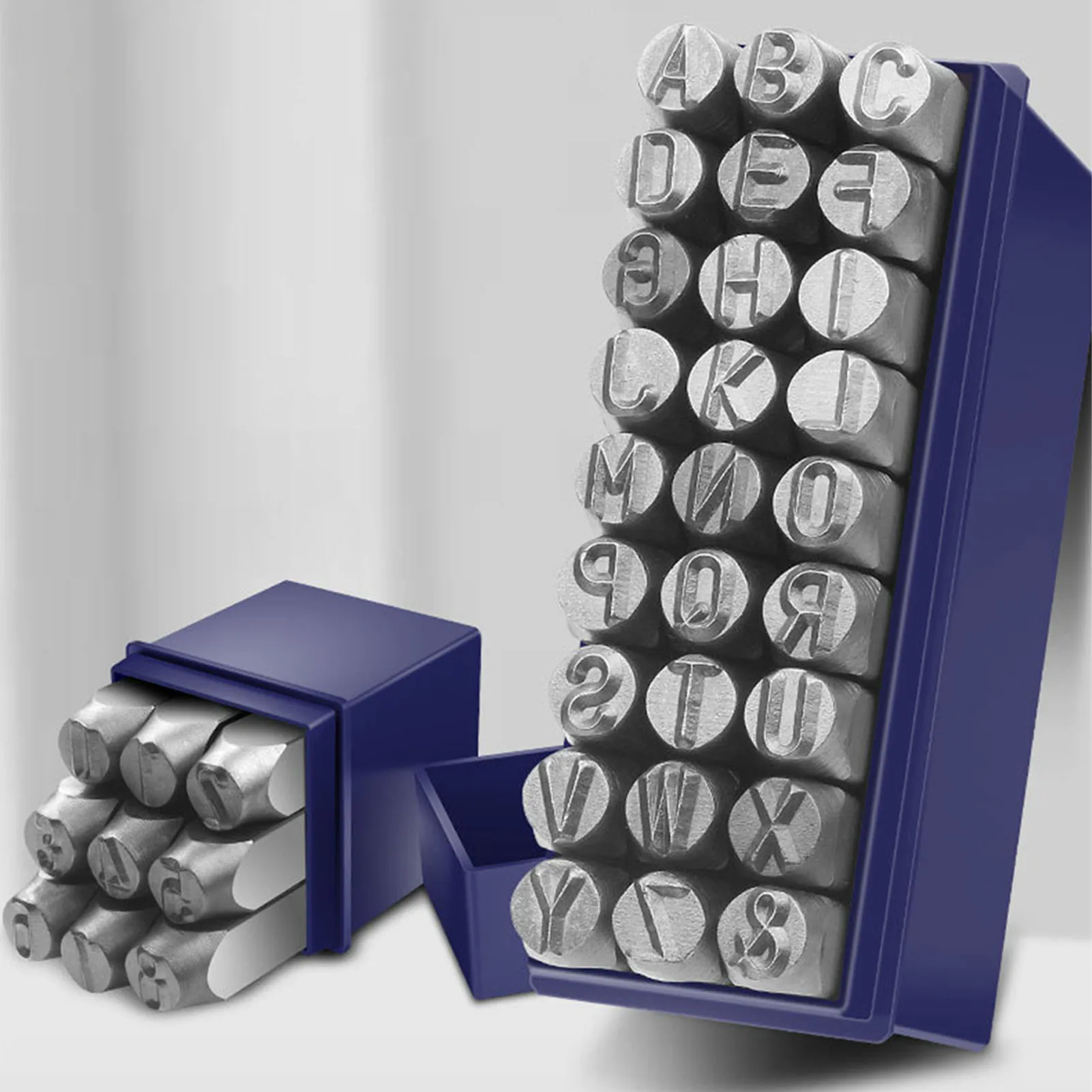 Steel Die Metal Stamping Kit 3/4/5/6/8mm Number Letter Alphabet Punch Tools DIY - Image 2