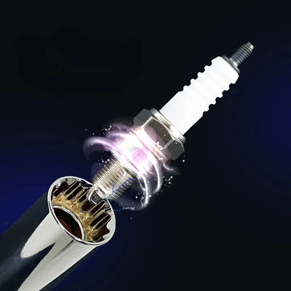 Universal Magnetic Spark Plug Sleeve Thin-walled Universal Joint 14/16mm Automotive Repair Spark Plug Disassembly Tool - Image 6