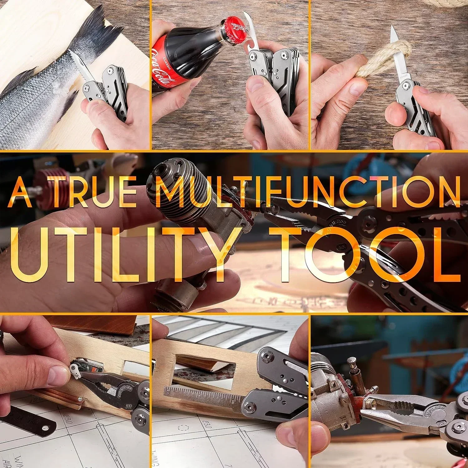 Multitool 24-in-1 Multitools Pliers with Professional Multi-tool for Survival Camping - Image 5