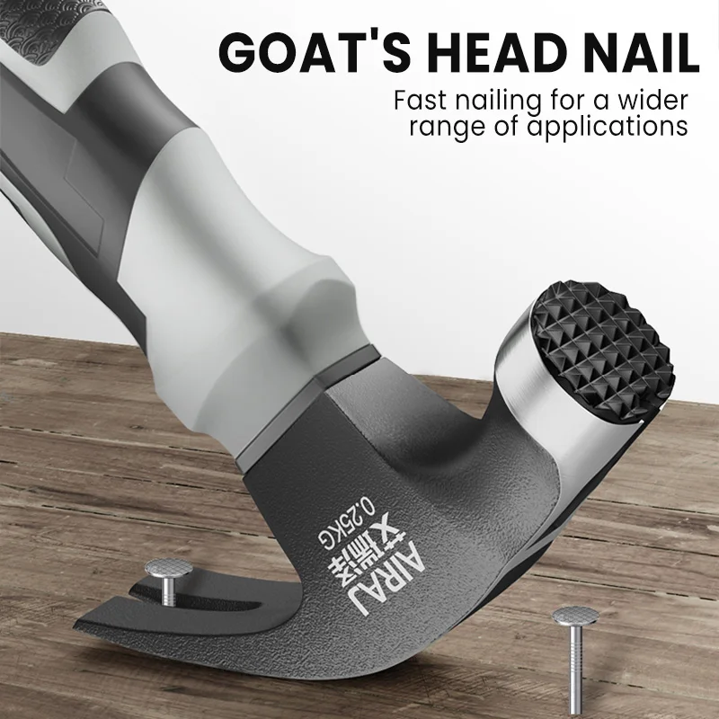 AIRAJ Multifunctional Mini Claw Hammer, Anti Slip And Shockproof Hammer - Image 4