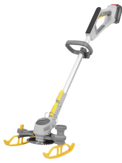 600W Cordless Grass Trimmer Battery Powered Edger Mini-Mower for Lawn Care and Yard Work