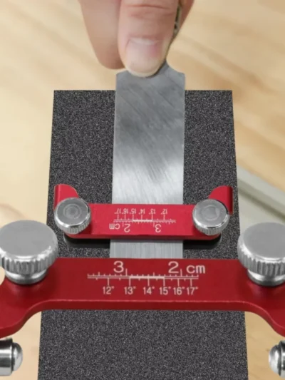 Chisel Sharpener, Fixed Angle Sharpener Made Of Aluminum, Fixed Angle Knife Chisel Sharpener