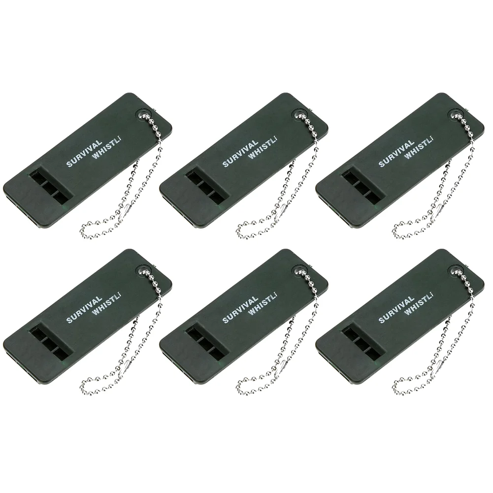 1-10PCS 3-Frequency Whistle High Decibel Survival Whistle Emergency Survival Tool - Image 10