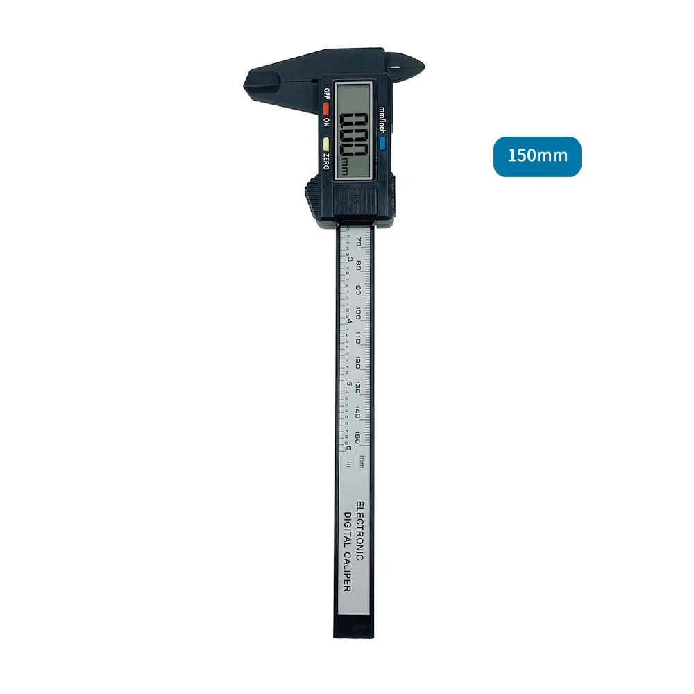 150mm 100mm Electronic Digital Caliper Carbon Fiber Dial Vernier Caliper Gauge Micrometer - Image 8