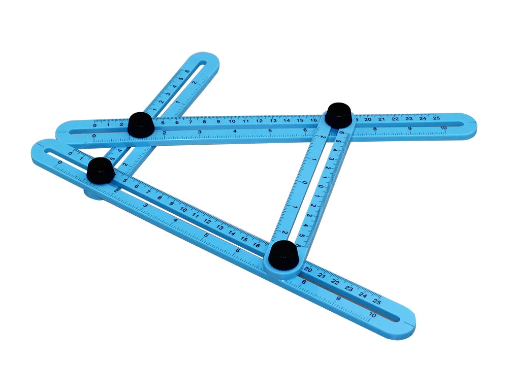 Protractor Multi Angle Ruler Template 4 Folding Angle Measuring Tool - Image 7