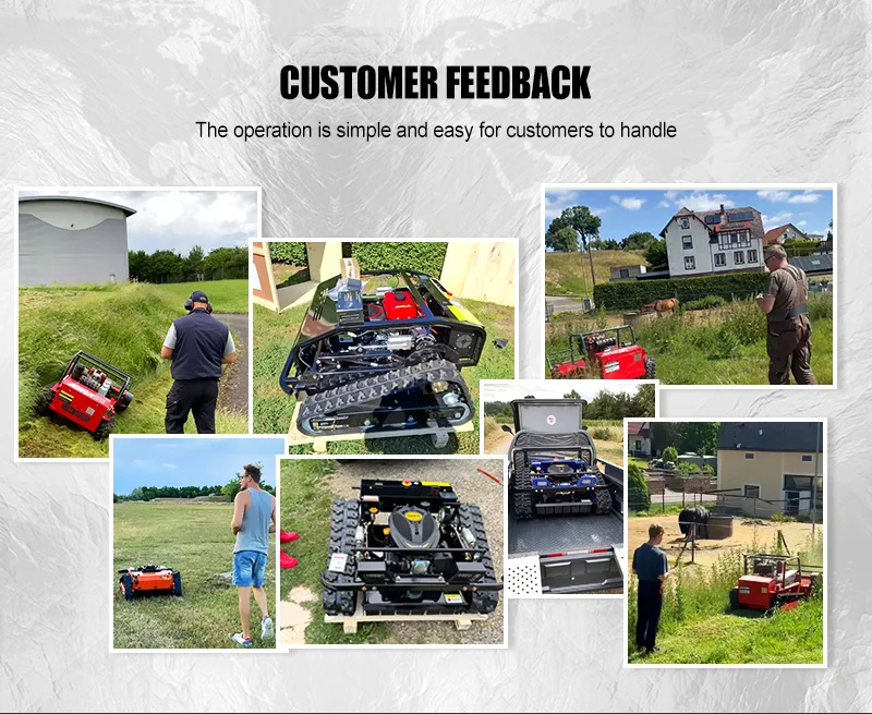 Customised Remote-Controlled Lawn Mower - All-Terrain Self-Propelled Zero-Turn Mower Robot - Image 20