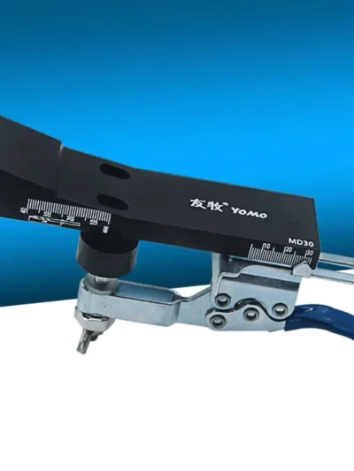 All Metal Pocket Hole Jig Kit with Quick Clamp and Step Drill Bits Easy Use 2 Holes Pocket Hole Screw Jig System MD30