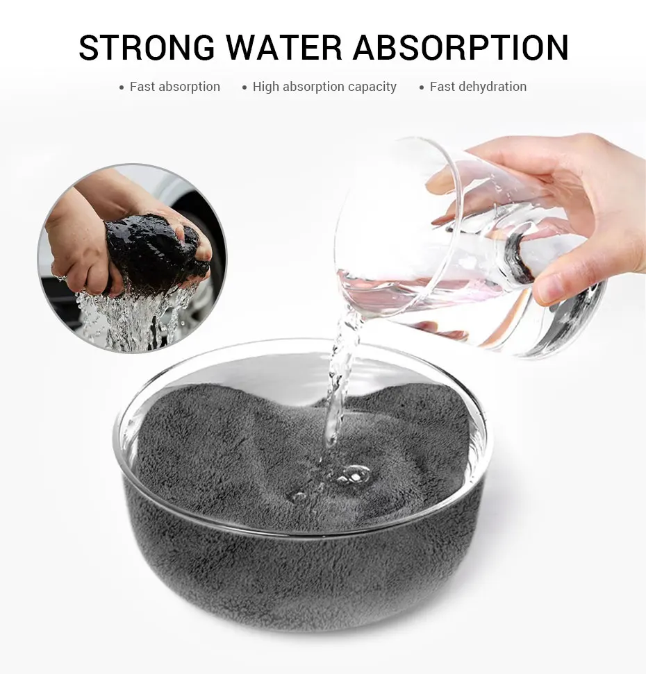 40X40cm Premium Microfiber Towels Car Care Washing Thicken Towel Car Detailing Drying Cloth - Image 16