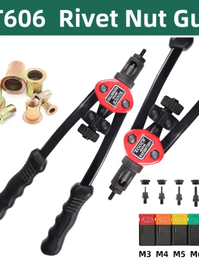 BT-606 Riveter Gun Tool Threaded Hand Rivet Nut Gun M3 M4 M5 M6 M8