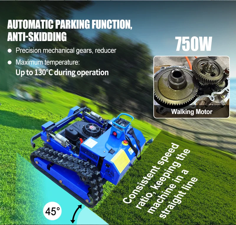 Customised Remote-Controlled Lawn Mower - All-Terrain Self-Propelled Zero-Turn Mower Robot - Image 12