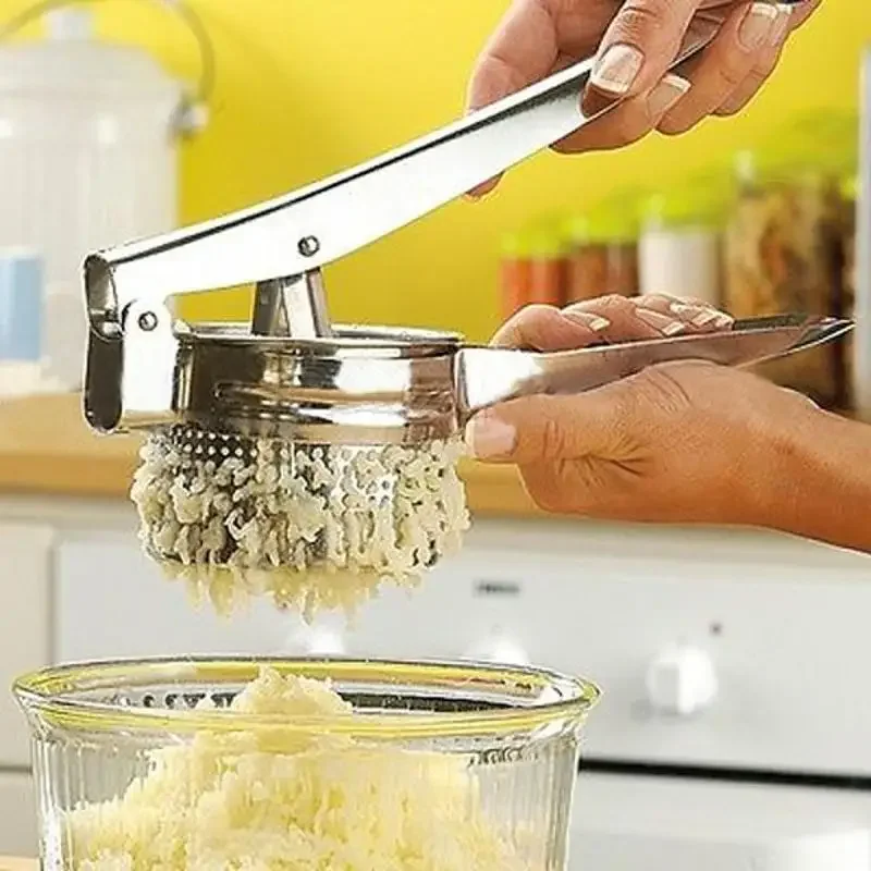 Masher RicerPress Mashed Potatoes Stainless Steel Crushing Puree Fruit Vegetable Squeezer Juicer Press - Image 11